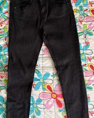 pantalone stretch donna  ovs nero tg it 46-eur 42