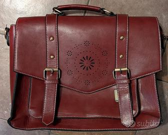 Borsa zaino in pelle