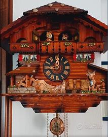 Orologio a cucù originale della foresta nera
