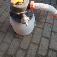 filtro a sabbia + robottino per piscina