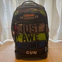 Zaino Seven con trolley e ruote triple