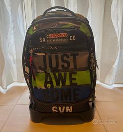 Zaino Seven con trolley e ruote triple