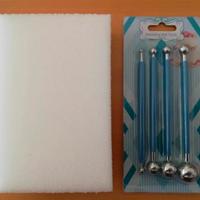 Kit Bulini Con Spugnetta per modellare i fiori