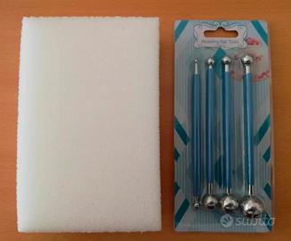 Kit Bulini Con Spugnetta per modellare i fiori