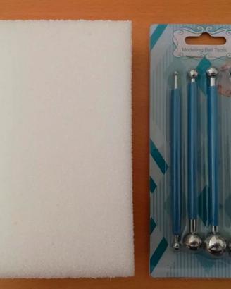 Kit Bulini Con Spugnetta per modellare i fiori