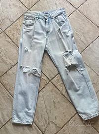 Jeans bershka azzurro uomo