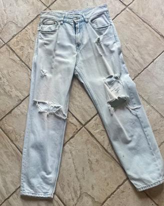 Jeans bershka azzurro uomo