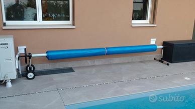 Avvolgitore + telo isotermico per piscina 6x3 