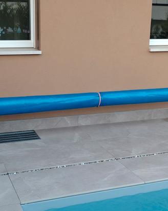 Avvolgitore + telo isotermico per piscina 6x3 