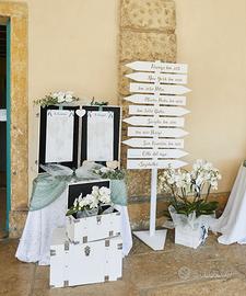 Valigie e bauli per matrimonio tema viaggi