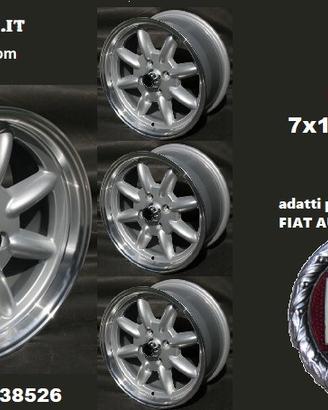 Cerchi minilite 7x 15 4x98 et0 fiat lancia alfa