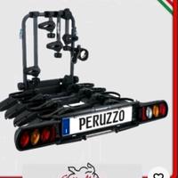 Portabici per gancio traino 4 posti