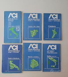 ACI Carte Turistiche e Stradali Vintage anni 70/80