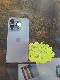 Iphone 15 Pro 256GB usato grado A