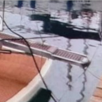 Passerella idraulica telescopica completa