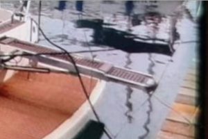 Passerella idraulica telescopica completa