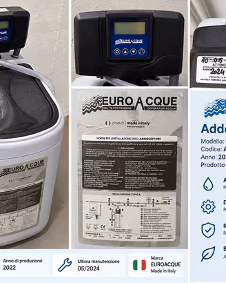 Addolcitore acqua euroacque ESOFTM15 elettronico