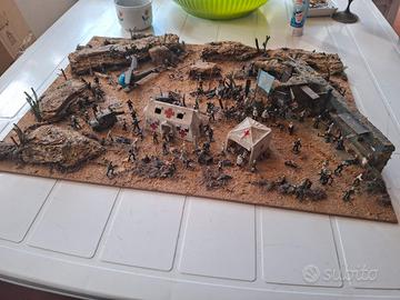 Diorama Artigianale Ospedale Campo Onu