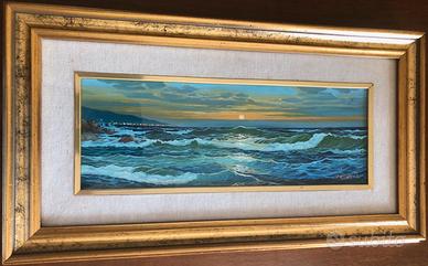 marina onde Orsucci olio 15x40