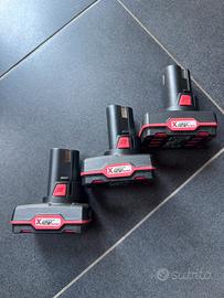 3 batterie Parkside 4Ah 12v nuove