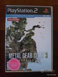 Gioco Metal Gear Solid 3 per PS2