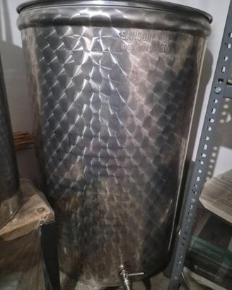 Botte / Serbatoio inox 300 L Sansone per vino con