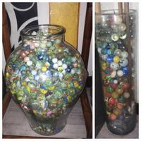 Biglie in vetro e gomma 