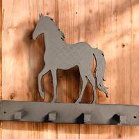 appendiabiti o chiavi con cavallo 
