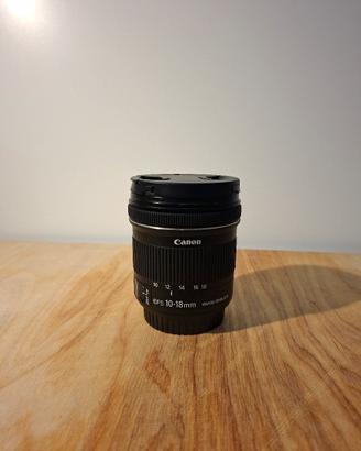 Canon EF-S 10-18mm f/4.5-5.6 IS STM – Ottime condi