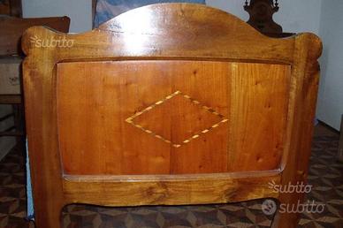 Letto e comodino anni 50