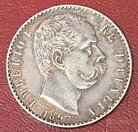 Umberto I 2 lire 1897