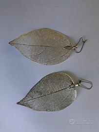 orecchini foglia