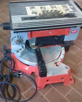 Sega elettrica da banco troncatrice