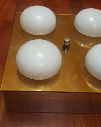 lampada aplique vintage a soffitto