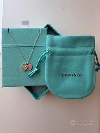 Tiffany & Co. collana doppio cuore originale