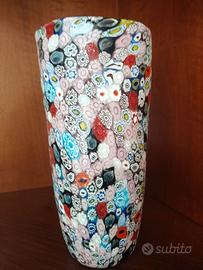 Vaso in murrina millefiori