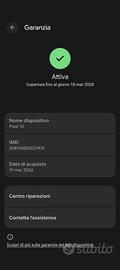 Google Pixel 10 256 Nuovo