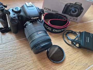 Canon 600D kit con obiettivo canon 18-135