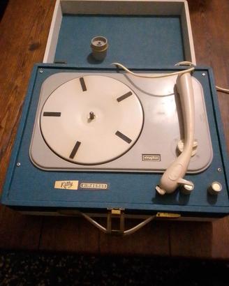 Giradischi fonovaligia vintage Elmephon Kitty anni