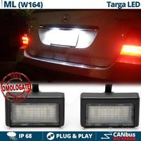 Luci TARGA LED Mercedes ML W164 Placchette BIANCA