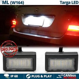 Luci TARGA LED Mercedes ML W164 Placchette BIANCA
