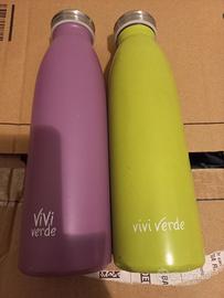 2 Borracce Termiche Viviverde in acciaio