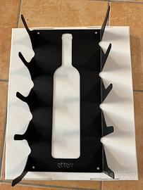 Porta bottiglie da parete