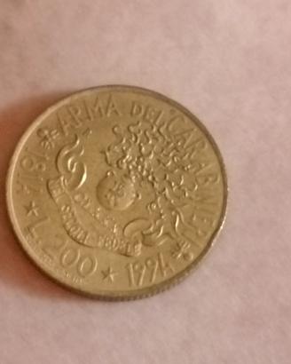 lire 200 Armata Carabinieri