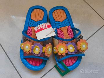 CIABATTE bambina bimba MONOFASCIA MARE PISCINA est