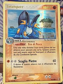 Swampert Reverse Holo Rare con Stamp