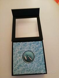 Squalo Bianco -5 Dollari Argento Moneta PROOF 2021