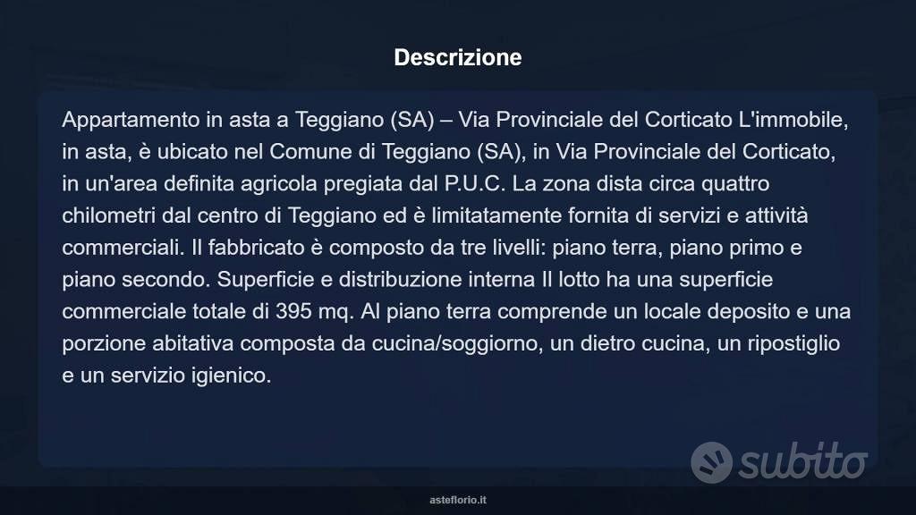 Appartamento – Teggiano, Località Piedimonte - Vista 4