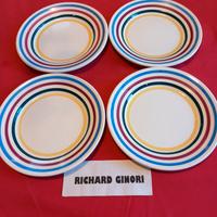 RICHARD GINORI "Vecchio Mondovi" 4 piatti anni '30