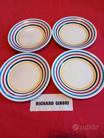 RICHARD GINORI "Vecchio Mondovi" 4 piatti anni '30